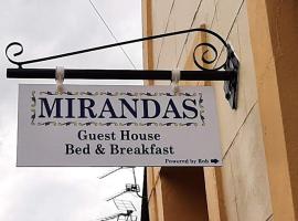 Mirandas Guest House, hótel í Berwick-Upon-Tweed