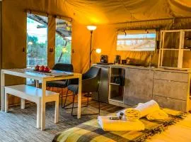 African Safari Canvas Lodge Tent Sea View