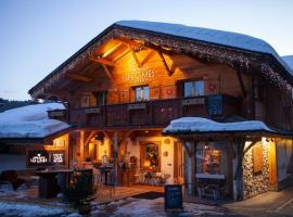 Le Grand-Bornand में, होटल Chalet-Hôtel Les Cimes