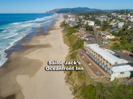 Sailor Jack Oceanfront Motel, hotel romantis di Lincoln City