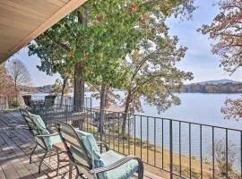 Lakefront Hot Springs Home with Hot Tub and Dock!