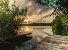 Yaxchen Tulum Cabañas & Cenote，圖盧姆的山林小屋