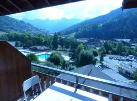 Charmant 2 pièces + mezzanine, 42m², 4 pers, balcon sud, proche commerces et ski bus au Grand-Bornand - FR-1-458-155