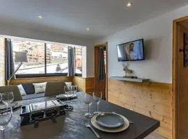 appartement 4 personnes, très cosy et fonctionnel, 2 chambres séparées, vue montagne, exposé nord, départ ski aux pieds - FR-1-545-13