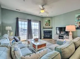 Downtown Ocean City Condo Balcony with Inlet View