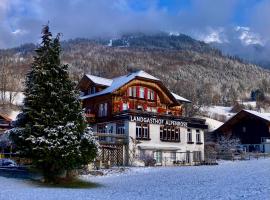 Hotel Alpenrose beim Ballenberg, hotel in Brienz