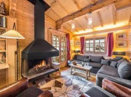 Chalet alpin 4 chambres à Megève, près des pistes, exposé plein soleil, pour 10 personnes - FR-1-453-10