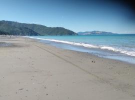 Rarangi Seaview On the Beach B&B, מלון בבלנהיים