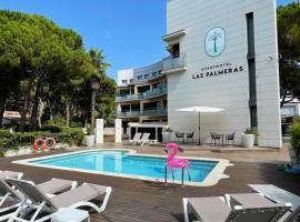 Aparthotel Las Palmeras Castelldefels, hotelli Castelldefelsissä