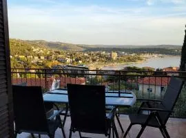 Panoramic view near the beach in Portotož+P