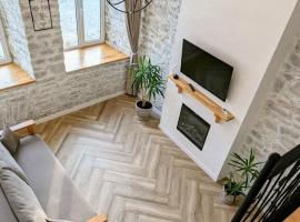 Квітка на камені , Старе місто, з окремим двориком, apartamentai mieste Podolės Kamenecas