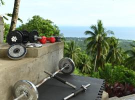 The balcony of the camiguin island, hotelli Mambajaossa