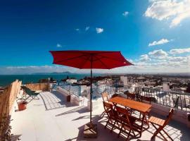 The Blue Sea View Sidi Bou Said，西迪布賽義德的Villa