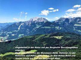 Ferienhaus hoch oben mit Alpen Panorama Königssee- Nichtraucherdomizil, hotel v destinaci Berchtesgaden