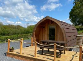 Cil y Coed Luxury Pod, area glamping di Machynlleth