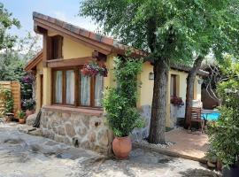 마타엘피노에 위치한 교외 저택 Acogedora casa rural en la sierra de Madrid