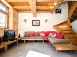 Chalet skis aux pieds avec 3 chambres et terrasse à Chamonix - FR-1-343-225