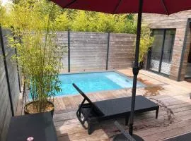 Loft privatisé avec spa XXL et piscine chauffée