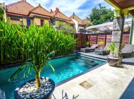 de CINTA Villa - KUTA - 5 bedrooms - Heart of Kuta、クタのホテル