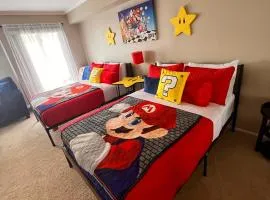 Mario, Harry Potter & Disney Loft Universal Studios 10min loft apartment