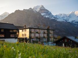 Hotel Drei Berge, готель у місті Мюррен