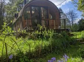 Caban Delor. Off-grid glamping experience. Walking distance into Caernarfon. 20-min drive to Snowdonia or Anglesey.