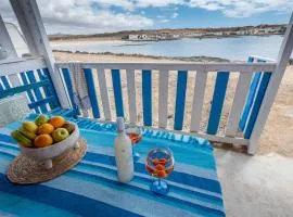 Cabin in front of idyllic majanicho beach