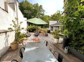 Loft familial avec grand jardin verdoyant, hotel i Paris