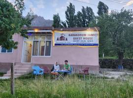 Karakorum Family Guest House Hunza, hotell sihtkohas Hunza