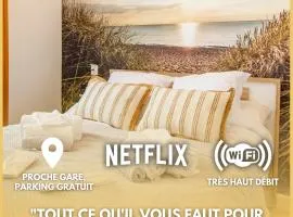 Soleil d'Été - Netflix & Wifi - Balcon - Parking Gratuit - check-in 24H24 - Emplacement Vélos - GoodMarning