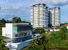 Pink Studio Serene Heights Condo One bedroom 2 beds & Sofa Bed