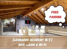 Leonardo Academy in 5' - Parcheggio Gratis - laghi & Wi-FI, хотел в Сесто Календе