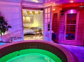 Espace détente jacuzzi sauna, hôtel avec jacuzzi à Gagny