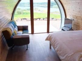 Wheelhousepods glamping, glamping site in Donegal