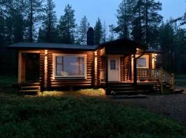 Kaupinmaja, Ylläs, Äkäslompolo - Log Cabin with Lake and Fell Scenery, chalet i Äkäslompolo