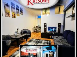 APARTAMENT KRESOWY całe mieszkanie,kuchnia, 3 sypialnie, wi fi, parking, kabino-wanna SPA, voucher na aquapark Fala w cenie !!!, hotel com spa em Hrubieszów