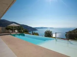 Villa Posidonia of BLUE CAVES complex with perfect view & salt water pool