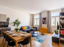 Spacious apartments near the river Prague