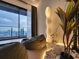 [Ultimate Skyline Penthouse w Bathtub] 3 BR, 6 Pax, hotel en Johor Bahru