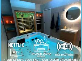 Escapade Relaxante - Spa - Jacuzzi - Sauna - Privés, hotel spa a L'Isle-Adam