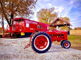 Bourbon Trail: Caboose on the Farm, hotel para famílias em Lawrenceburg