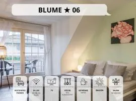 Blumenvilla 6 mit Küche, Balkon, Sauna und Garten