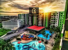 One Life Four Season Waterpark Guest House Manhattan Condominium, hotel económico em Ipoh