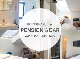 Neuruppin में, होटल PRIMA Inn Unterkunft direkt über der "Bar am Minimax"