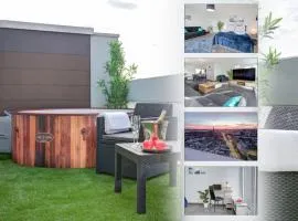 Das Penthouse - Jacuzzi - BBQ - Dachterrasse