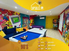 Capsule 90's - Jacuzzi - Sauna - Flipper - Billard - Netflix - Nintendo Switch & Jeux -، فندق في مون