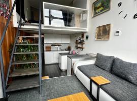 1 bedroom loft apartment, lággjaldahótel í Zlín