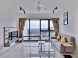 Mosaic 1BR, WIFI, walking distance to Mid Valley JB , 4-5pax, hotel en Johor Bahru