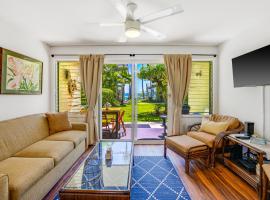 Gardenfront Escape with Ocean Views at Kapa’a Sands 24, hótel í Kapaa