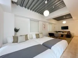 bHOTEL Arts Dobashi - Cozy & Modern Studio Apt 5 Mins Walk to Peace Park